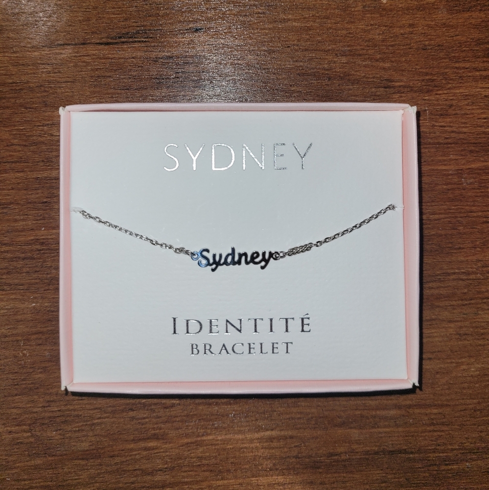 "Sydney" Identity Bracelet In Silvertone